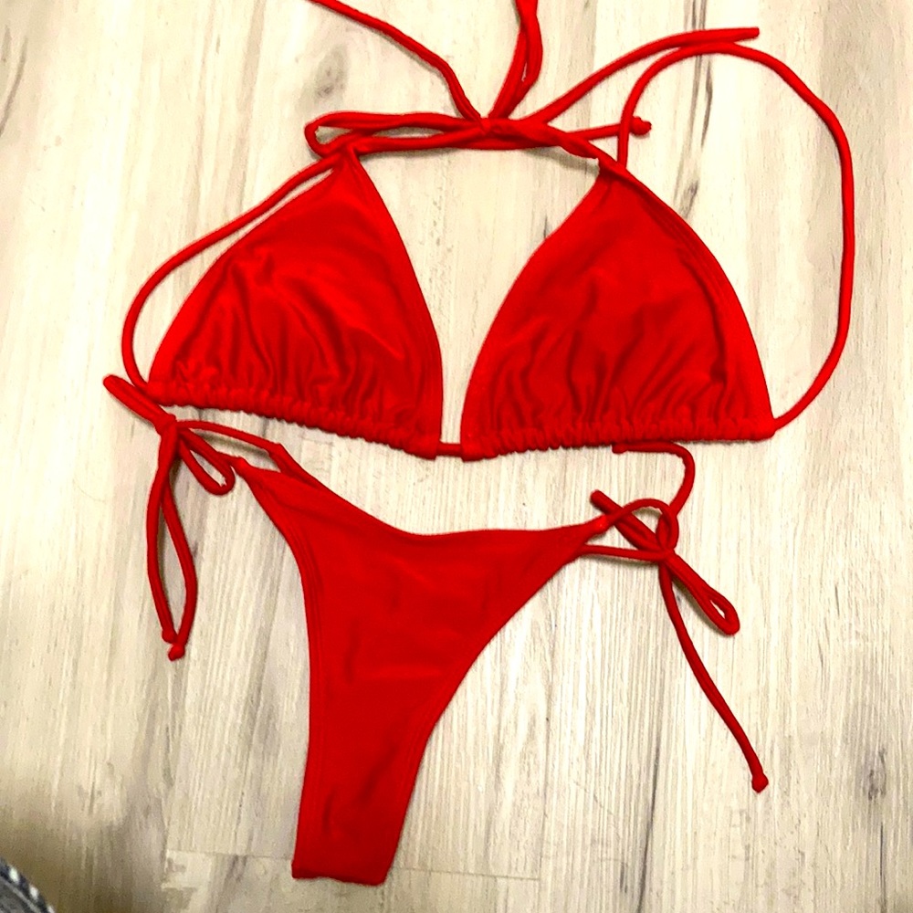 ☀️ SUMMER DEAL ☀️ Red Thong Bikini 👙